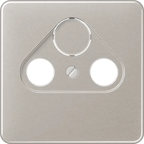 JUNG CD 561 SAT PT centraalplaat coax/sat CD500 platina