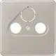 JUNG CD 561 SAT PT centraalplaat coax/sat CD500 platina