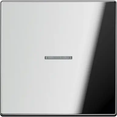 JUNG GCR 2990 KO5 schakelwip met controlevenster LS990 glanzend chroom