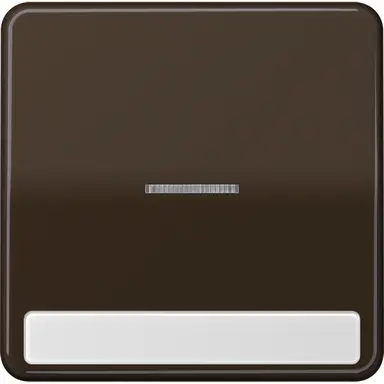 JUNG CD 590 NAKO5 BR schakelwip met controlevenster en tekstvenster CD500 bruin