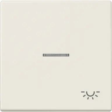 JUNG LS 990 KO5 L schakelwip met lichtsymbool en controlevenster LS990 creme