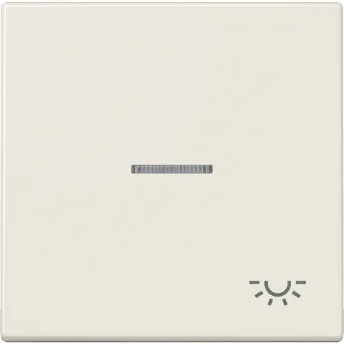 JUNG LS 990 KO5 L schakelwip met lichtsymbool en controlevenster LS990 creme