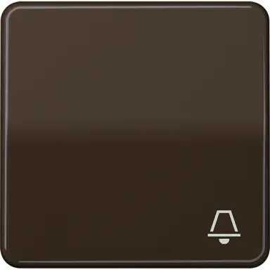 JUNG CD 590 K BR schakelwip met belsymbool CD500 bruin