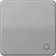 JUNG CD 590 K GR schakelwip met belsymbool CD500 grijs