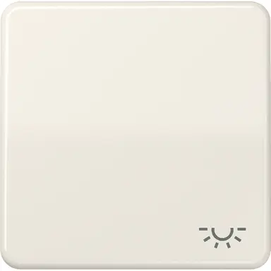 JUNG CD 590 L schakelwip met lichtsymbool CD500 creme