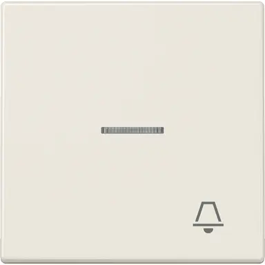 JUNG LS 990 KO5 K schakelwip met belsymbool en controlevenster LS990 creme