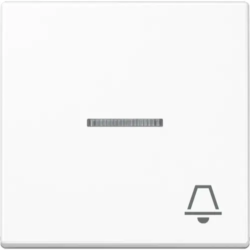 JUNG A 590 KO5 K WW schakelwip met belsymbool controlevenster A-range alpine wit