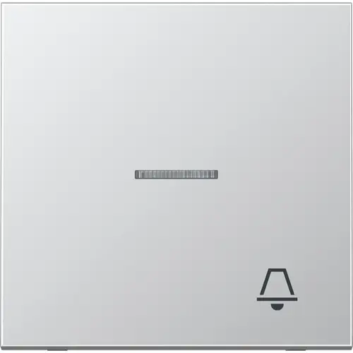JUNG AL 2990 KO5 K schakelwip met belsymbool en controlevenster LS990 aluminium