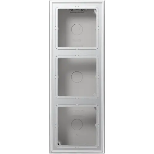 JUNG AL 2583 A-L opbouwbak 3-voudig LS990 aluminium