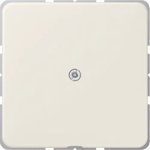 JUNG 590 A centraalplaat met snoerinvoer en draagring CD500 creme