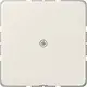 JUNG 590 A centraalplaat met snoerinvoer en draagring CD500 creme