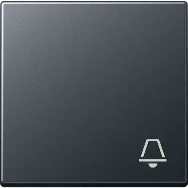JUNG A 590 BF K ANM schakelwip met belsymbool A-range antraciet mat