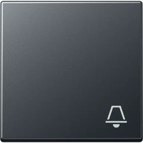 JUNG A 590 BF K ANM schakelwip met belsymbool A-range antraciet mat