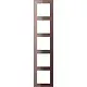 JUNG AC 585 GL MO afdekraam 5-voudig A Creation mokka glas