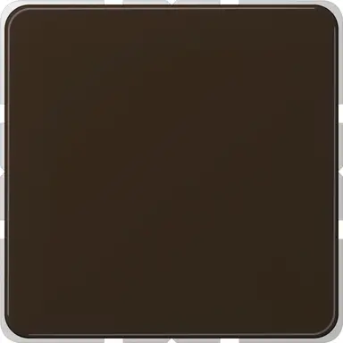 JUNG CD 594-0 BR centraalplaat blinddeksel incl. draagframe CD500 bruin
