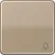 JUNG CD 590 K GB schakelwip met belsymbool CD500 goud brons