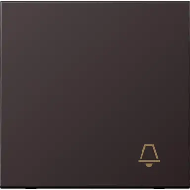 JUNG AL 2990 K D schakelwip met belsymbool LS990 dark gelakt aluminium