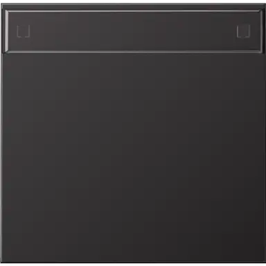JUNG AL 2990 NA D schakelwip met tekstvenster LS990 dark gelakt aluminium