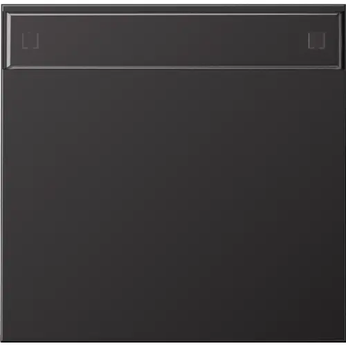JUNG AL 2990 NA D schakelwip met tekstvenster LS990 dark gelakt aluminium