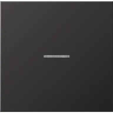JUNG AL 2990 KO5 D schakelwip met controlevenster LS990 dark gelakt aluminium