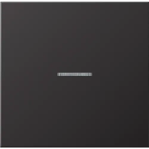 JUNG AL 2990 KO5 D schakelwip met controlevenster LS990 dark gelakt aluminium