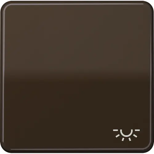 JUNG CD 590 L BR schakelwip met lichtsymbool CD500 bruin