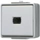 JUNG 633-2 W drukcontact 1 wisselcontact opbouw IP44 WG600