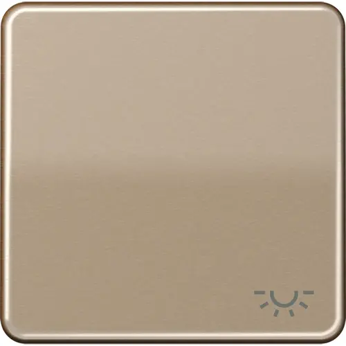 JUNG CD 590 L GB schakelwip met lichtsymbool CD500 goud brons
