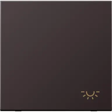 JUNG AL 2990 L D schakelwip met lichtsymbool LS990 dark gelakt aluminium