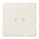 JUNG 561 B centraalplaat blinddeksel geschroefd incl. draagframe CD500 creme