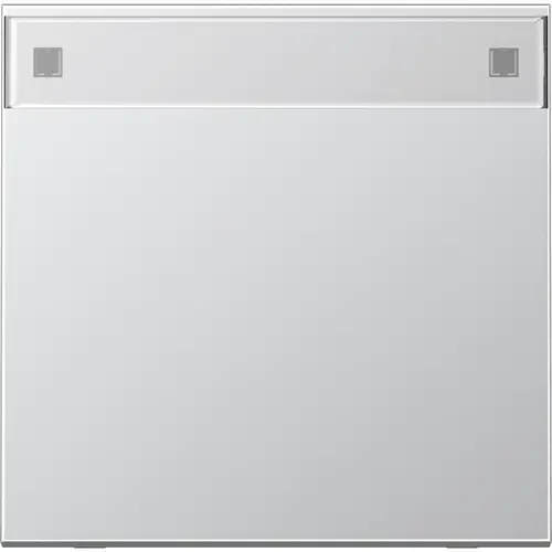 JUNG AL 2990 NA schakelwip met tekstvenster LS990 aluminium