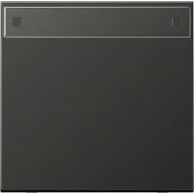 JUNG AL 2990 NA AN schakelwip met tekstvenster LS990 antraciet gelakt aluminium