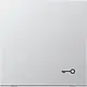 JUNG AL 2990 T schakelwip met sleutelsymbool LS990 aluminium