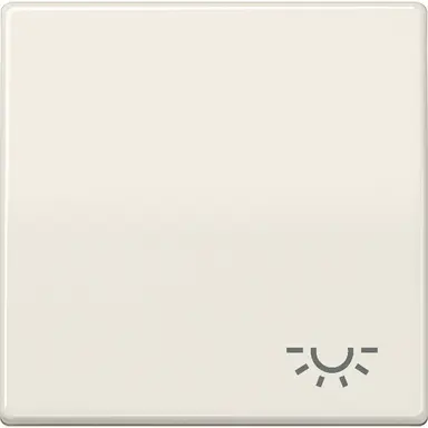 JUNG AS 591 L schakelwip met lichtsymbool AS500 creme