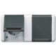 JUNG 8220-1 W wandcontactdoos 2-voudig randaarde opbouw met midden afdekking IP44 horizontaal WG800