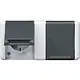 JUNG 8220-1 W wandcontactdoos 2-voudig randaarde opbouw met midden afdekking IP44 horizontaal WG800