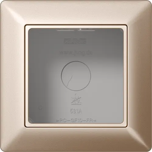 JUNG AS 581 A CH opbouwbak 1-voudig A-range champagne