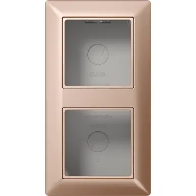 JUNG AS 582 A CH opbouwbak 2-voudig A-range champagne