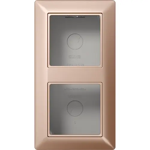 JUNG AS 582 A CH opbouwbak 2-voudig A-range champagne