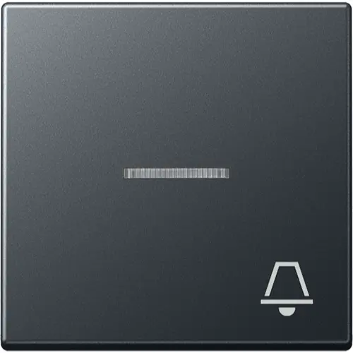JUNG A 590 BFKO5 K ANM schakelwip met belsymbool controlevenster A-range antraciet mat
