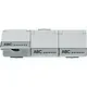 JUNG 623 NAW wandcontactdoos randaarde 3-voudig horizontaal met klapdeksel en tekstvenster opbouw IP44 WG600