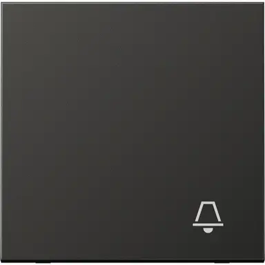 JUNG AL 2990 K AN schakelwip met belsymbool LS990 antraciet gelakt aluminium