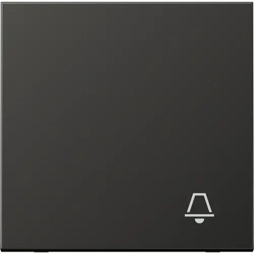 JUNG AL 2990 K AN schakelwip met belsymbool LS990 antraciet gelakt aluminium
