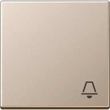 JUNG A 590 K CH schakelwip met belsymbool A-range champagne