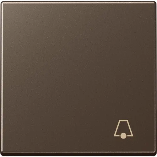 JUNG A 590 K MO schakelwip met belsymbool A-range mokka
