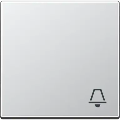 JUNG A 590 K AL schakelwip met belsymbool A-range aluminium