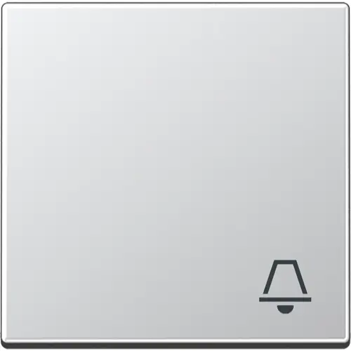 JUNG A 590 K AL schakelwip met belsymbool A-range aluminium