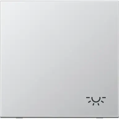 JUNG AL 2990 L schakelwip met lichtsymbool LS990 aluminium