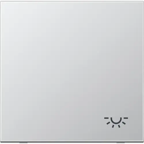 JUNG AL 2990 L schakelwip met lichtsymbool LS990 aluminium