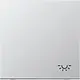 JUNG AL 2990 L schakelwip met lichtsymbool LS990 aluminium